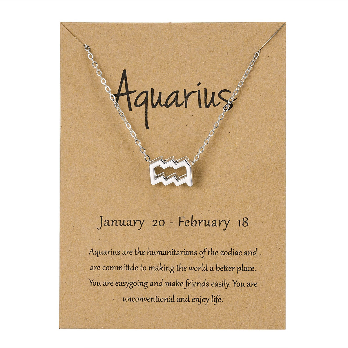 Sternzeichen Kette Aquarius