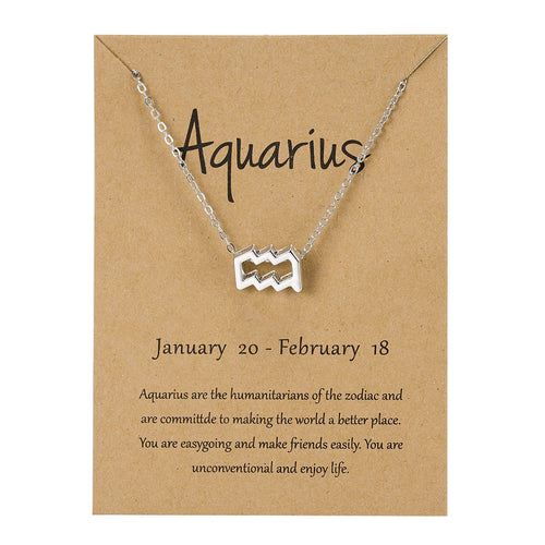 Sternzeichen Kette Aquarius