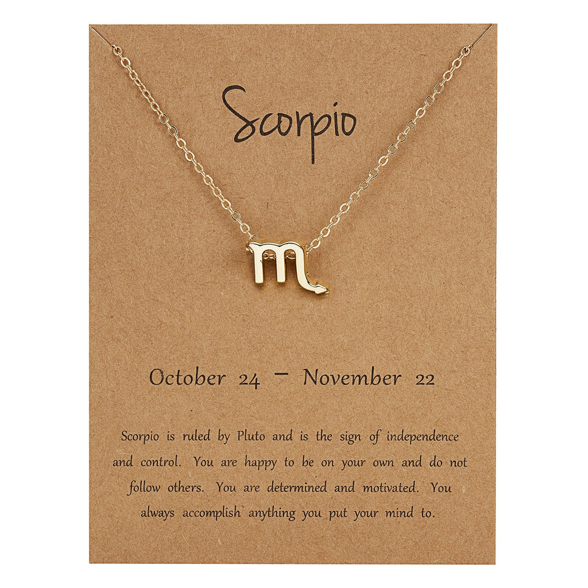 Sternzeichen Kette Scorpio
